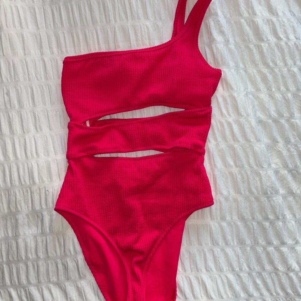 Aerie Hot Pink One Piece Swimsuit